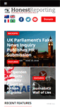 Mobile Screenshot of honestreporting.com